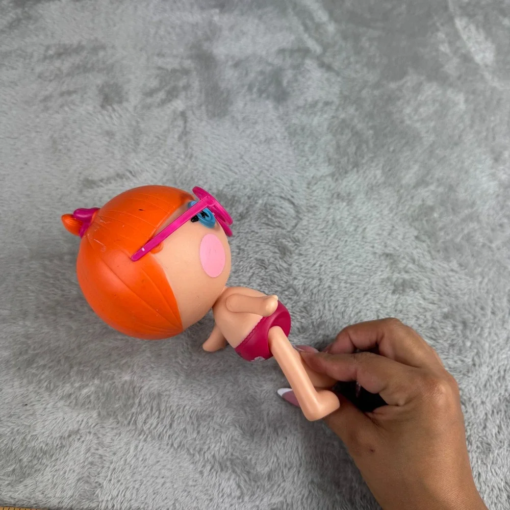 Lalaloopsy Mittens Fluff 'N' Stuff Doll Figure Orange Hair Pink Glasses 8